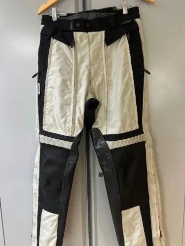 Calça Olympia Bege Preta Moto Touring Tam 38 Original