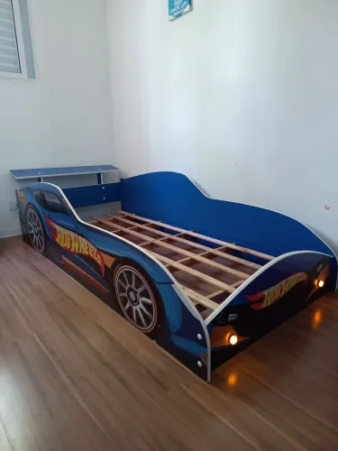 Cama padrão solteiro infantil hotwheel 250 reais s