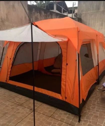 Barraca de acampamento para família 