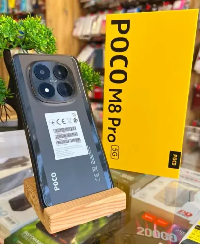 Smartphone Poco M8 Pro 5G Bateria 6500mAh Carregador 100W Original Caixa Completo