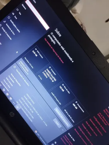 Notebook HP i5 7° 8gb ram