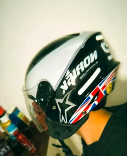Capacete norisk aberto