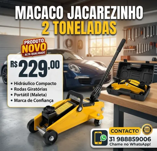 Macaco jacarezinho 2 toneladas