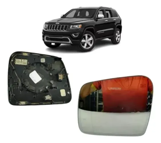 Lente Retrovisor Jeep Grand Cherokee 2015/2019 Lado Esquerdo (Usado)
