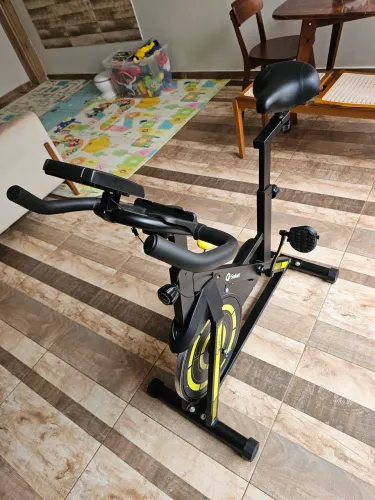 Bicicleta Ergométrica Spinning Gallant Start Roda de Inércia 6kg Magnética até 120kg