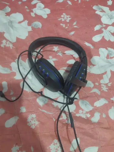 Fone de Ouvido Kapbom KA-903 Headset Gamer Preto e Azul