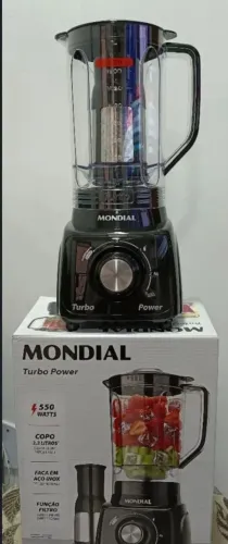 Liquidificador Mondial Turbo Power (NOVO NA CAIXA)