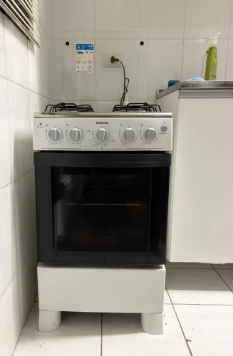 Fogão de Piso Itatiaia 4 Bocas Star Branco com Forno 