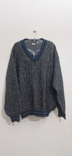 Suéter de Tricô Vintage Junik Malhas