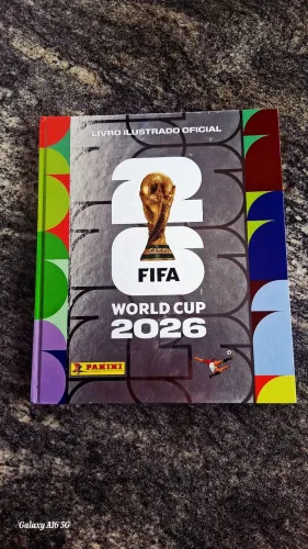 Álbum Copa 2026 Capa Dura Prata - 77% Pronto (756 Figjs) + Coca-Cola Completo