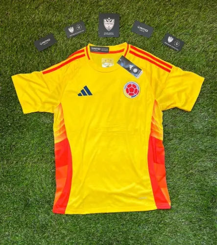 Camisa Seleção da Colômbia I 24/25 - Adidas - Torcedor - Amarela