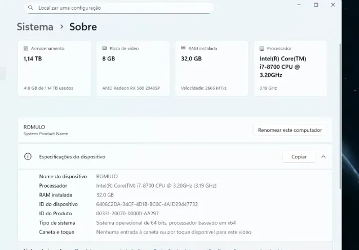 PC Gamer i7 + 32GB RAM + RX 580 8GB + SSD + HD | Roda Tudo!