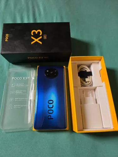 Smartphone Poco X3 NFC Snapdragon 732G 6/128 4G 6.67 FHD 120hz 64MP 33W Único Dono
