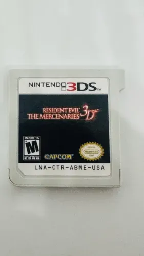 Resident Evil Mercenaries 3d JOGO NINTENDO 3DS ORIGINAL SEM CAPA - LER DESCRIÇÃO
