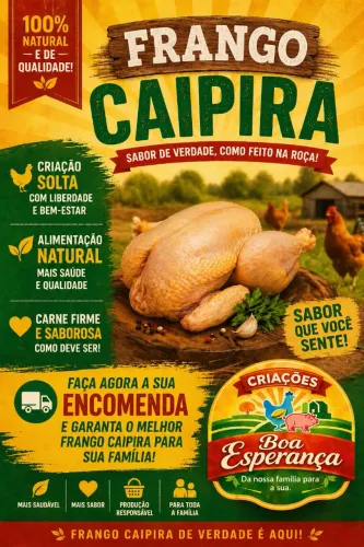 Frango caipira 