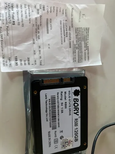 VENDE-SE SSD BORY 120GB