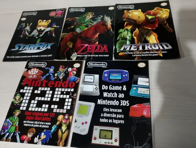 Lote com 5 revistas