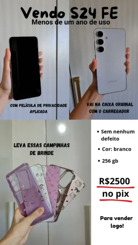 Samsung S24 FE seminovo