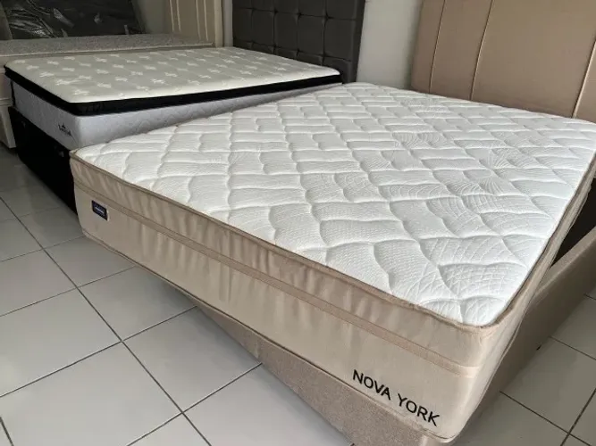 Colchão Viúva 128x188 Novo Molas Ensacadas Marca Mannes Pronta Entrega!