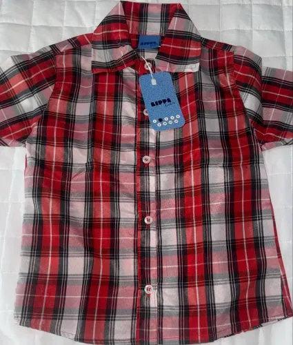 Blusa xadrez tamanho 3 