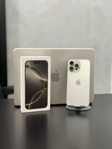? iPhone 16 Pro Max 96% Titanium Natural completo