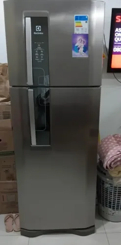 GELADEIRA ELECTROLUX FROST FREE 459 LITROS INOX