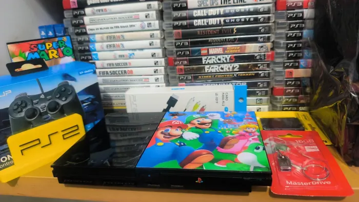 Playstation 2 completo (somos loja)