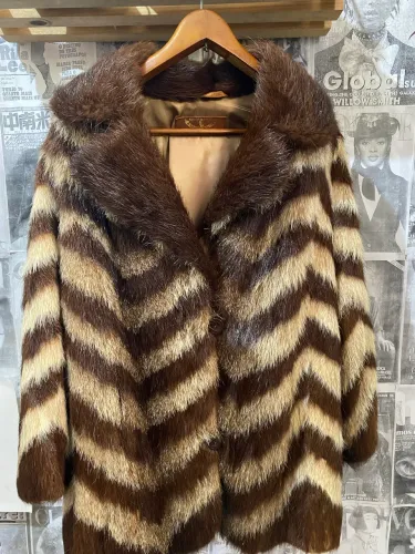 Casaco de Pele Natural Vintage - Dom Mody Ambasador (Anos 60/70)