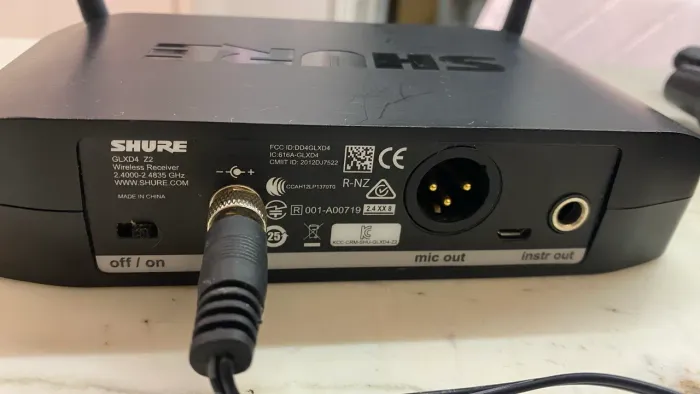 Microfone sem fio - Shure original