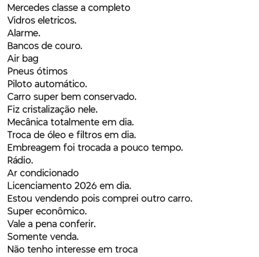 Mercedes-Benz Classe A 160 Classic Semi-aut. 2005