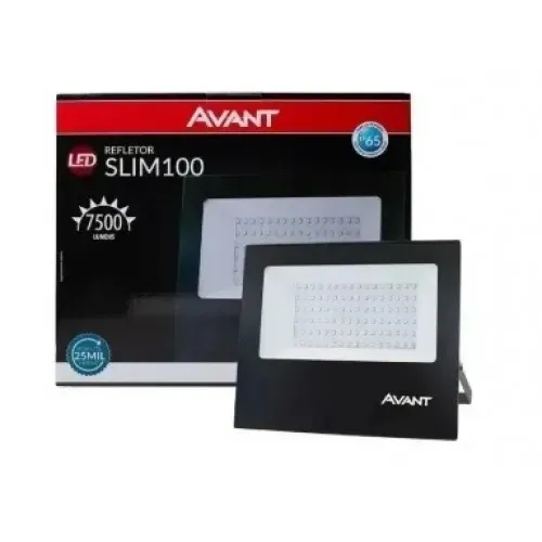 REFLETOR LED 100W SLIM 6500K BIVOLT