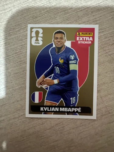 Figurinha Mbappé Gold Rara Copa do Mundo 2026 - Colecionador