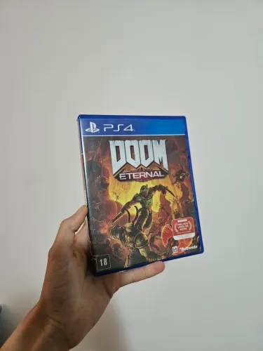 Jogo PS4/PS5 Doom Eternal - Mídia Física Original