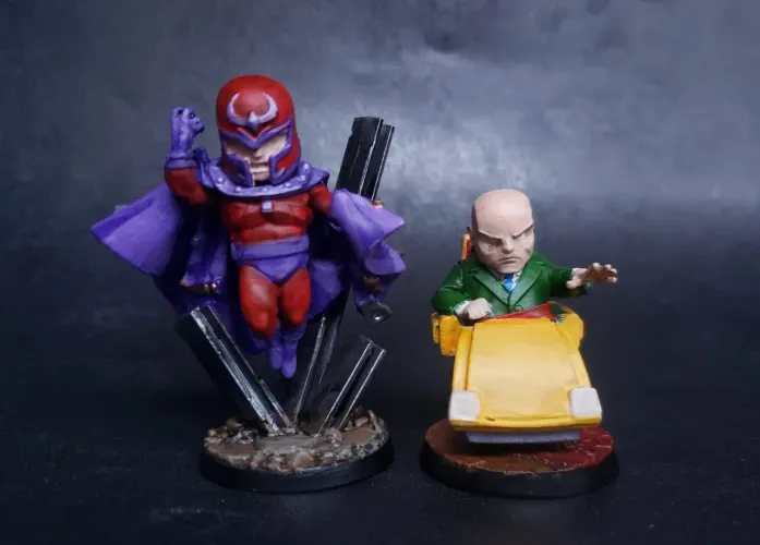 Boardgame Marvel United X-Men miniaturas pintadas
