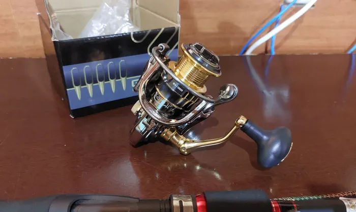 Vara de pesca com molinete Conjunto NOVO