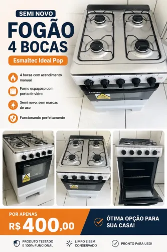Fogão 4 bocas