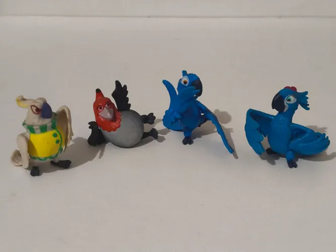 Conjunto Original de Figuras de Ação do Filme Rio