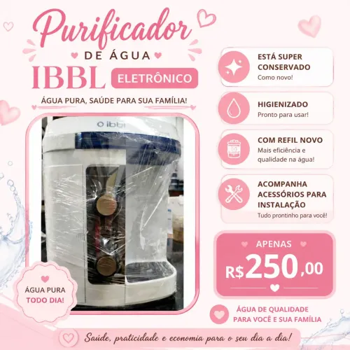 Purificador eletrônico ibbl