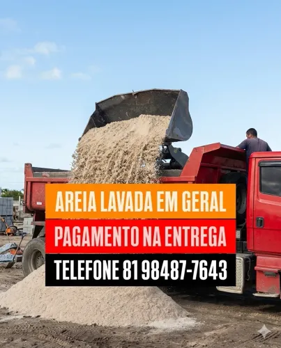 Areia grossa média fingir - direto do areeiro - PAGUE NA ENTREGA!
