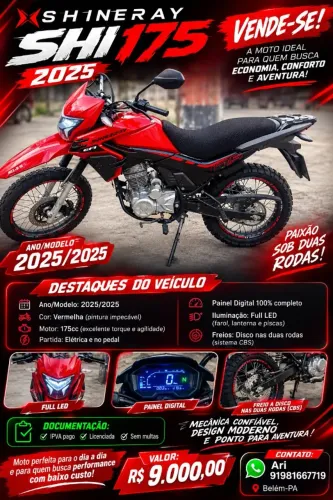 Moto Shineray Shi 175