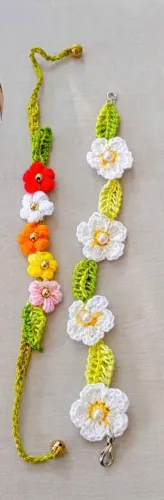 Pulseira  de crochê 