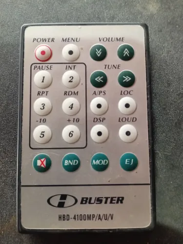 Controle remoto original rádio Buster HBD 4100