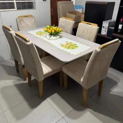 Mesa de Jantar 6 lugares nova