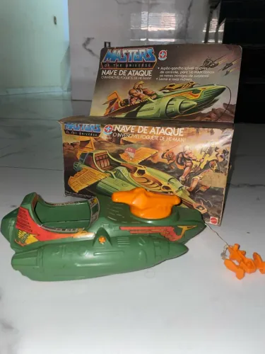 Nave de Ataque He-Man Masters of the Universe Estrela Original + Caixa