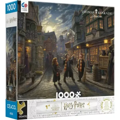 Quebra-cabeça 1000pcs Puzzle Importado Harry Potter Noite em Beco Mágico - Ceaco - Lacrado