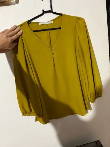 Blusa mostarda M Enjoy