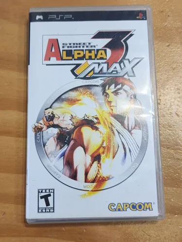 Dos fliperamas para o console portátil psp Street Fighter Alpha 3 Max 