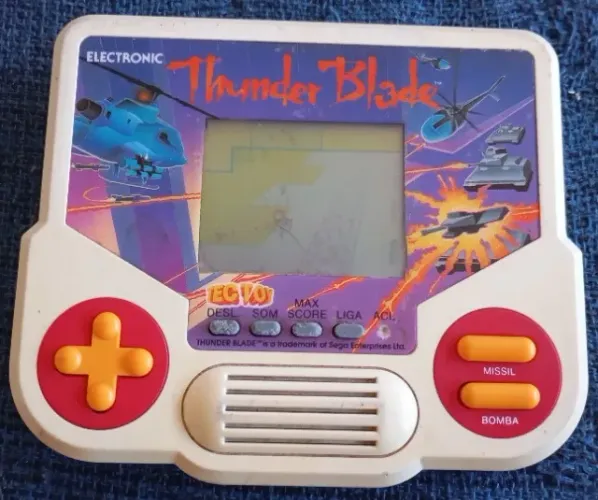 ( Defeito ) Mini Game Thunder Blade Tec Toy