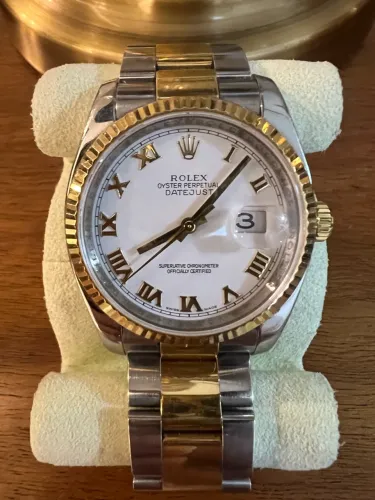 Rolex Datejust aço e ouro