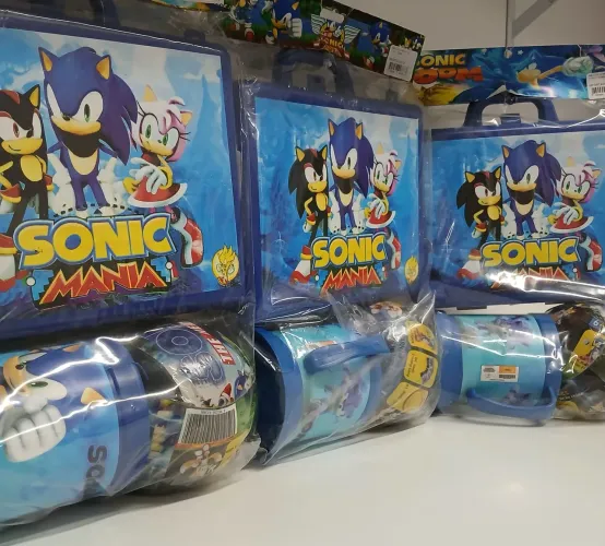 MALETA SONIC. Aqui na LOJA FABGAMES